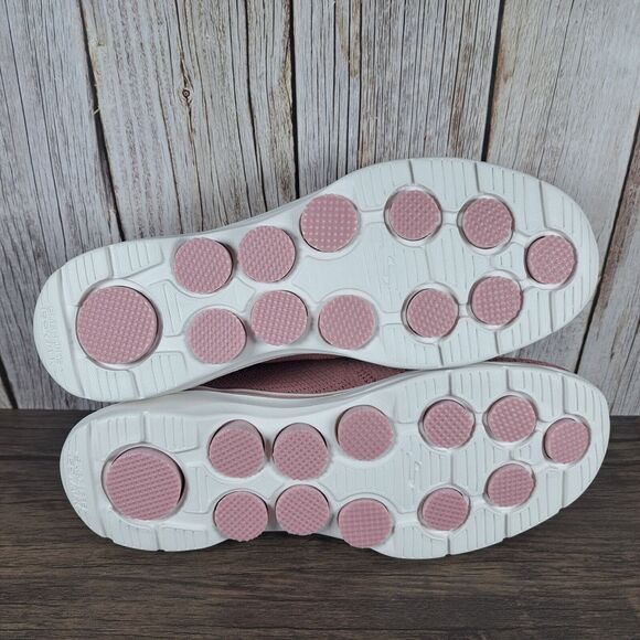 Skechers Go Walk 7 Amina Stretch Slip On Walking Shoes Women's Sz 11 Mauve NWOB - Picture 8 of 9